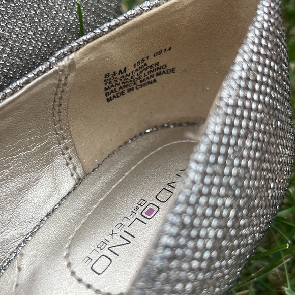 BANDOLINO. B*flexible silver kitten heel - Picture 4 of 4